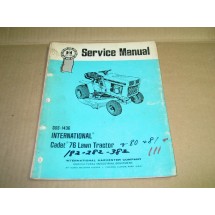 International Cadet Lawn Tractors 76 GSS-1436 