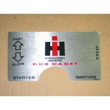DASH DECAL CUB CADET IH 2750805 R3 NOS