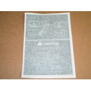 TUNNEL COVER DECAL IH 144476 C1 779-3027 NEW