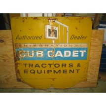 ORIGINAL CUB CADET SIGN USED