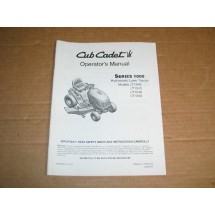 OPERATOR'S & PARTS MANUAL CUB CADET 769-01514C 769-00578C USED