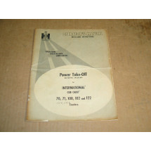 INTENATIONAL HARVESTER CUB CADET POWER TAKE-OFF OPERATOR'S MANUAL IH 1082541 R3 IH1082541R3 IH-1082541-R3 GRY