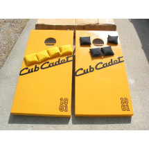 CUB CADET CORNHOLE BOARD USED