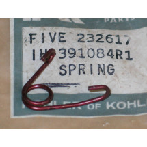 GOVERNOR SPRING KOHLER KH 232617 IH 391084 R1 NOS 