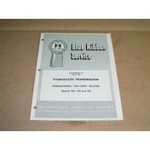 International Cub Cadet Tractor HYDROSTATIC TRANSMISSION 105 123 125 GSS-1369