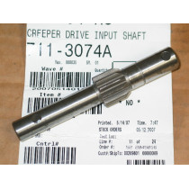 CREEPER DRIVE INPUT SHAFT CUB CADET 711-3074 IH 385031 R1 NOS
