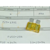 FUSE 20 amp CUB CADET 725-1381 925-1381 GW 1768969 NEW