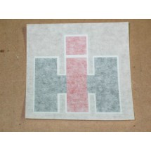 IH WHITE OUTLINE IH DECAL L 417 NEW