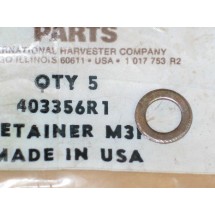 HANDLE RELEASE ROD SPRING RETAINER CUB CADET IH 403356 R1 736-3009 NOS