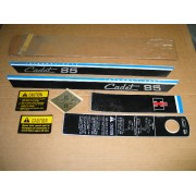 DECAL KIT CUB CADET IH 549815 R92 NOS