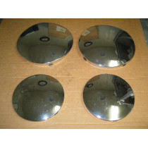 FRONT & REAR CHROME HUB CAP CUB CADET 759-3123 734-3009 734-3008 IH 407274 R1 IH 407276 R1 IH 407275 R1 IH 106315 C1 IH 106313 C1 SET NOS