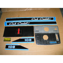 DECAL KIT CUB CADET 106 IH 529309 R92 DASH TIN NOS