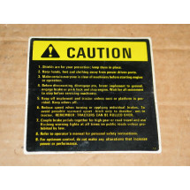 CAUTION DECAL IH 539403 R1 IH 539403R1 NOS