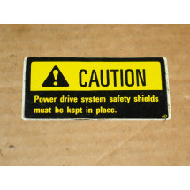 CAUTION DECAL IH 64553 C1 NOS