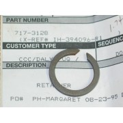 PINION SHAFT FRONT BEARING RETAINER RING IH 394096 R1 717-3128 NOS