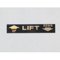 LIFT LOGO ALUMINUM 149 NOS