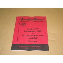 McCormick Farmall and International CUB CUB LO BOY 140 240, and 340 Series Tractors