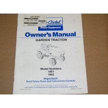 Attachment Guide Riders Lawn 2000 Series Garden Super Garden Tractors 772-3879