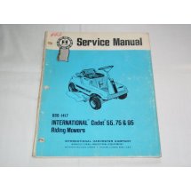 International Cadet 55 75 95 Riding Mowers GSS-1417 