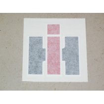 IH WHITE OUTLINE IH DECAL L NEW