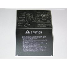 FRAME CENTER DECAL HYDROSTATIC TRANSMISSION CUB CADET 779-3207 NEW