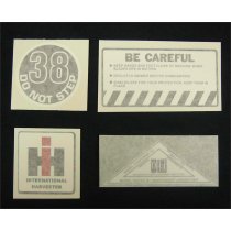 38" MOWER DECK DECAL KIT NEW