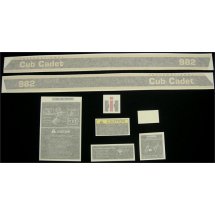DECAL KIT 982 IH 135493 C93 759-3154 NEW