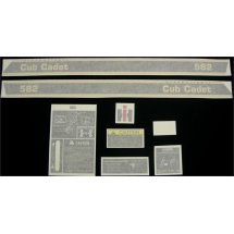 DECAL KIT 582 CUB CADET IH 135509 C93 NEW