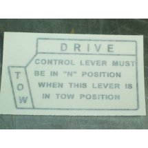 DO NOT TOW DECAL 123 NEW