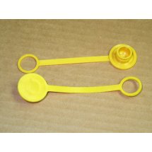 FRONT HYDRAULIC PORT CAP CUB CADET 731-3022 IH106361 C2 YLLW NOS