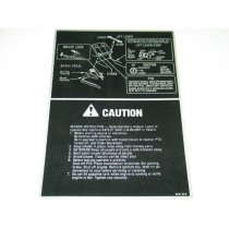 FRAME CENTER DECAL CUB CADET 779-3206 NEW