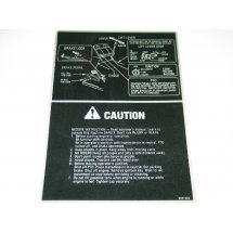 FRAME CENTER DECAL CUB CADET 779-3206 NEW