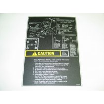 FRAME CENTER DECAL 779-3495 NOS